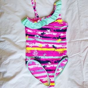 Like new BigChill girl 1 piece swimsuit size 10-12